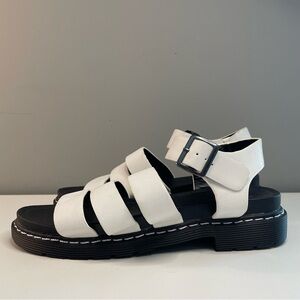 Forever 21 Flatform Belt Buckle Thick Soled Roman Sandals Sz 8 Never Worn